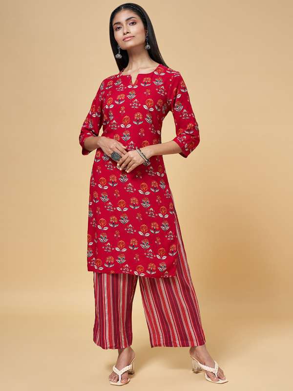 Rangmanch by Pantaloons Coral Printed Kurta, Pants With Duppatta Price in  India, Full Specifications & Offers