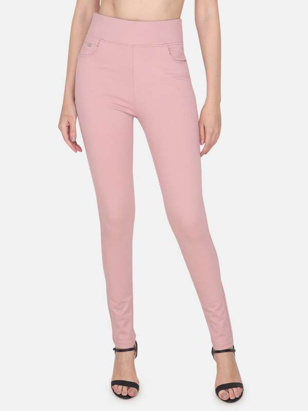 Pink on sale jeggings online