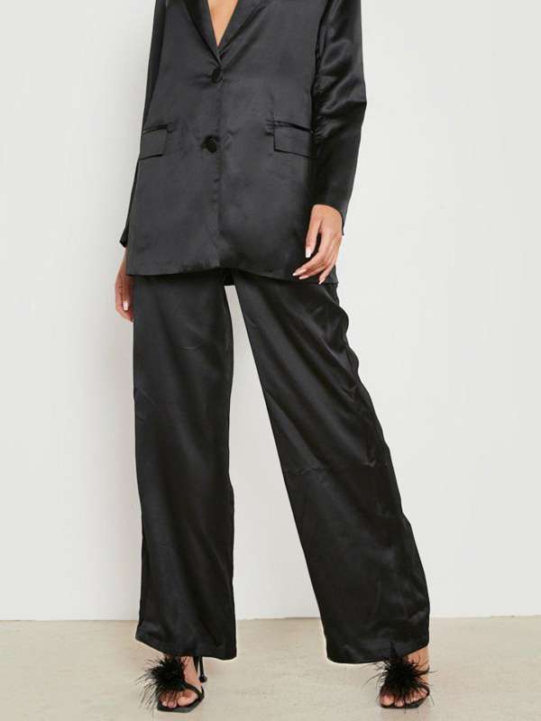 Buy Men Blue Skinny Fit Solid Formal Trousers online  Looksgudin
