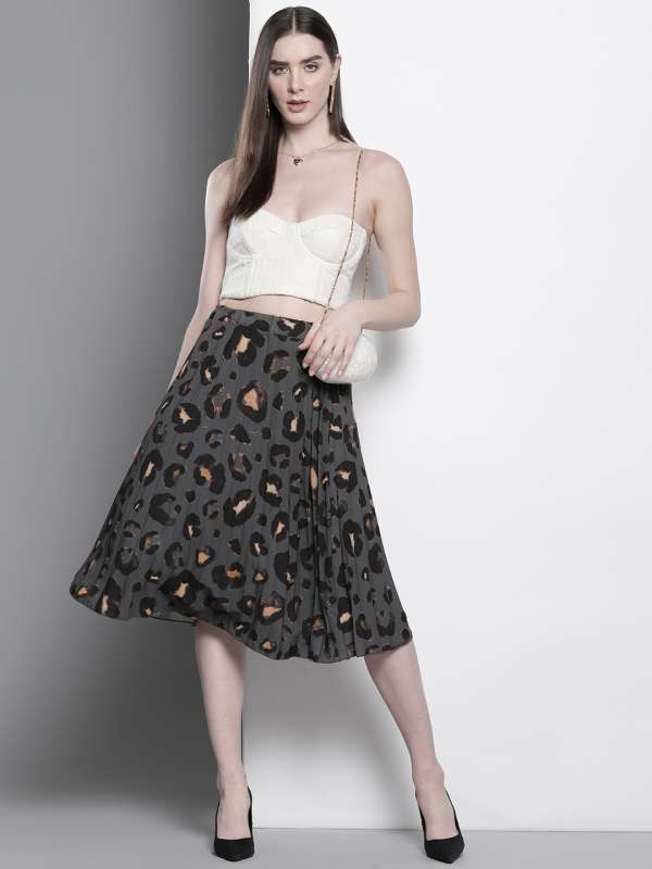 Leopard Print Skirt Buy Leopard Print Skirt online in India