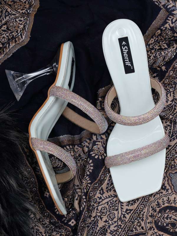 White heels myntra store