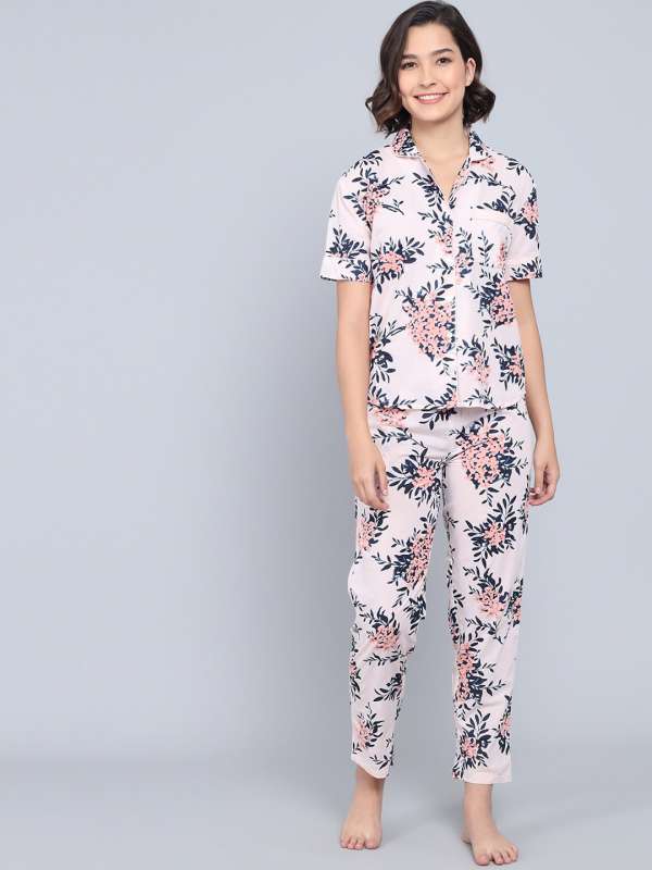 ladies night suit on myntra