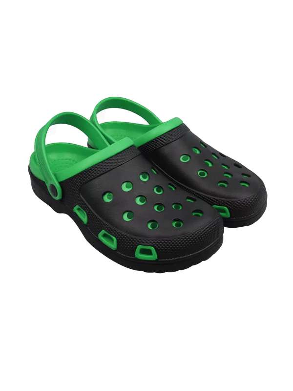Mens online slippers green