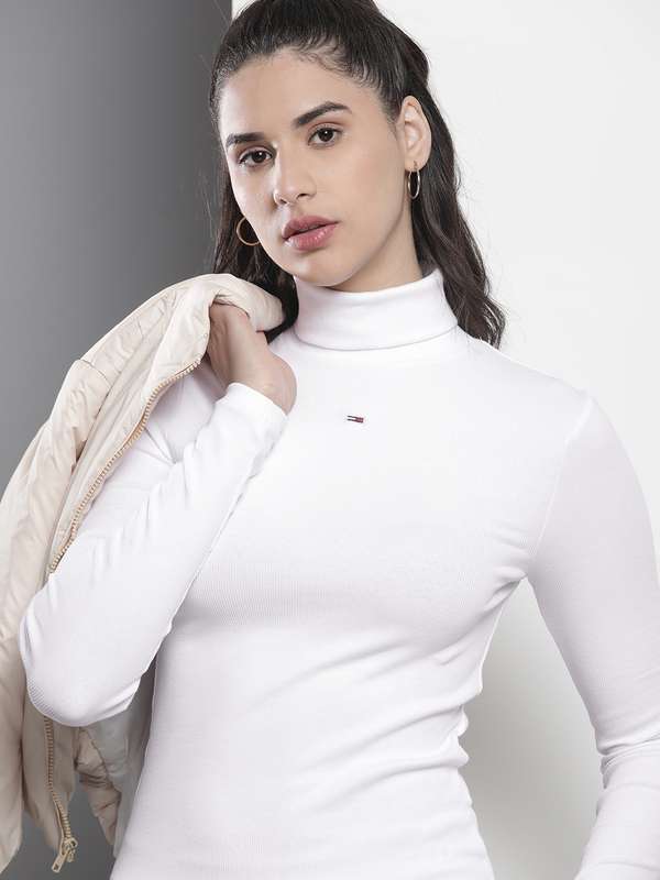 Turtle Neck Tshirt For Women - Buy Turtle Neck Tshirt For Women online in  India