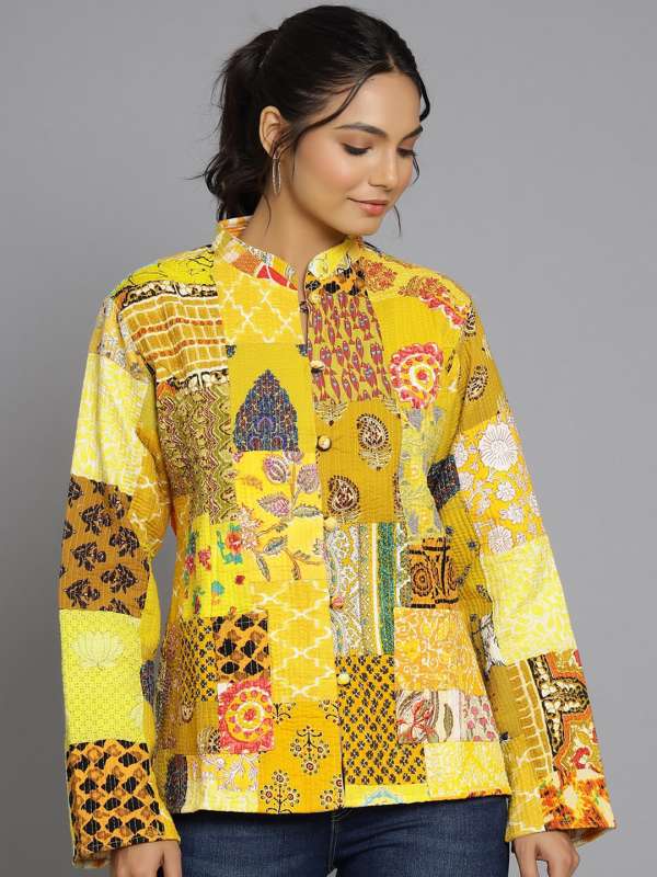 Yellow jacket for ladies store