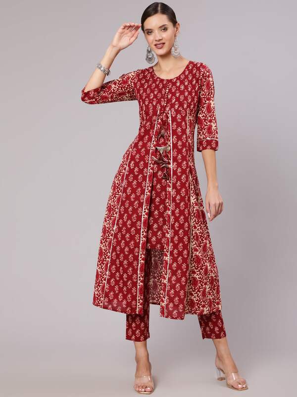 Buy Jaipur Kurti Beige Printed Straight Kurta With Thread & Sequin Work  online-bdsngoinhaviet.com.vn