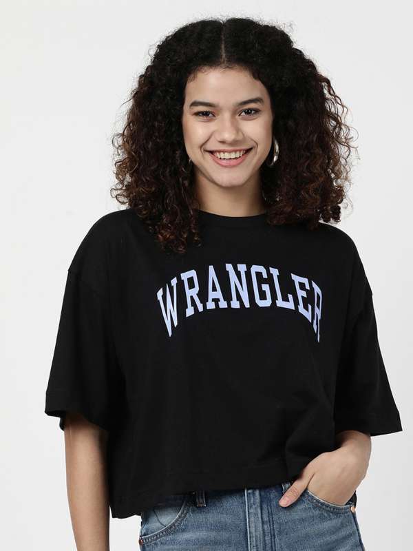 Wrangler crop tee clearance