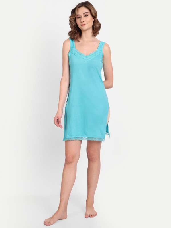 Buy Zivame Ladies Turquoise Blue Solid Shape Wear Small Online - Lulu  Hypermarket India