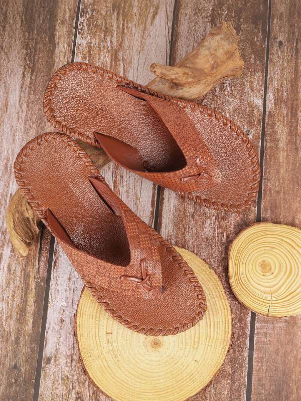 Leather Sandals for Men Buy Men s Leather Sandals Online Myntra