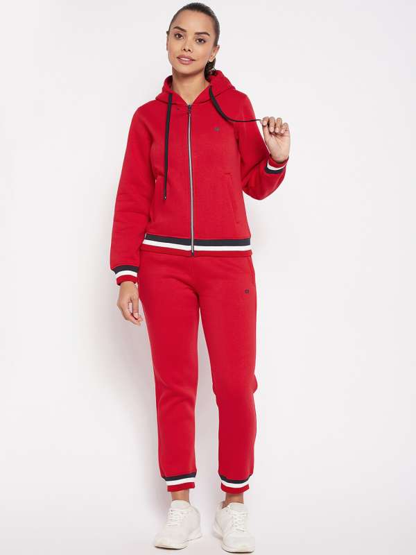 Onesport 100% Cotton Jersey Womens Cotton Jersey Red Track Pants at Rs  270/piece in New Delhi