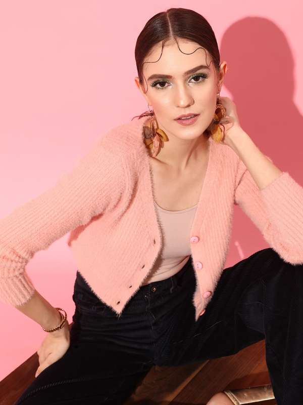 Women Cardigans Buy ladies Cardigan Online in India Myntra