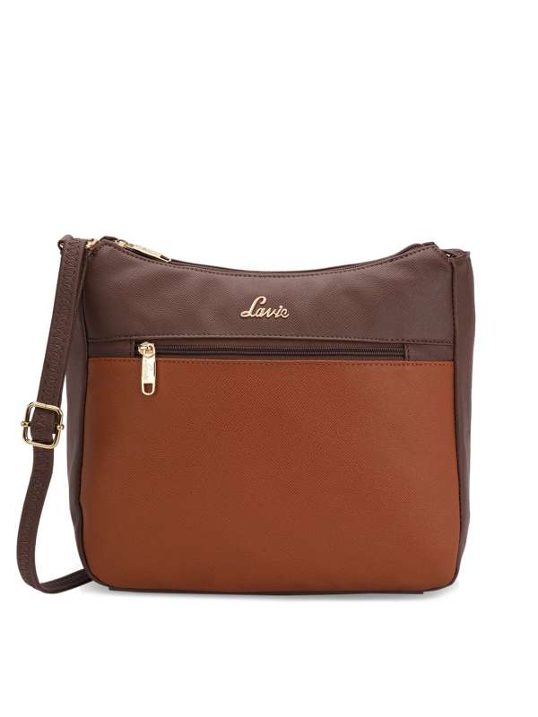 Lavie Brown Solid Sling Bag Buy Lavie Brown Solid Sling Bag