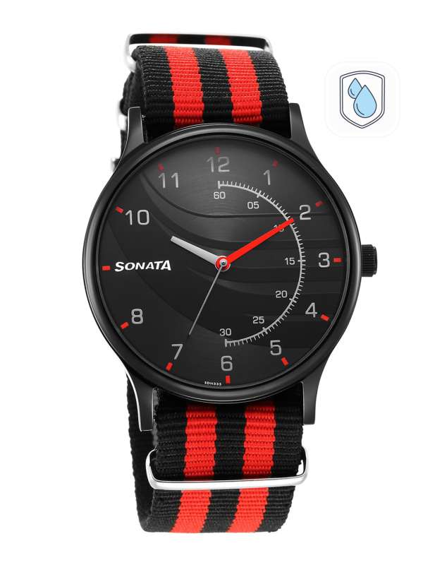 Sonata black watch clearance price