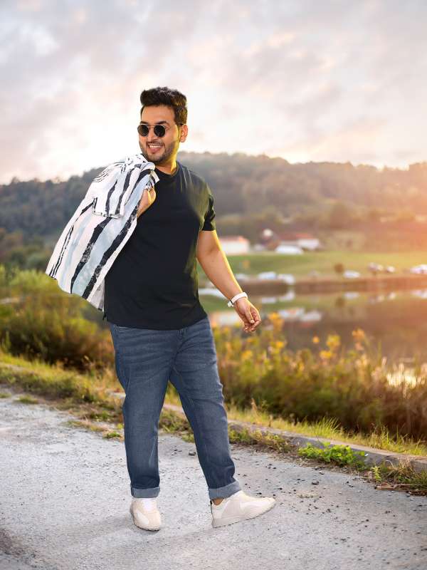 Plus size store jeans india