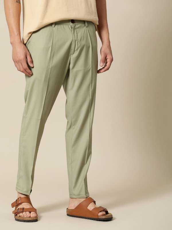 Buy SUGR Pleated Front Cotton Trousers  NNNOWcom