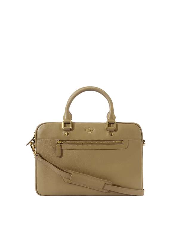 Beige Leather Laptop Bag Buy Beige Leather Laptop Bag online in