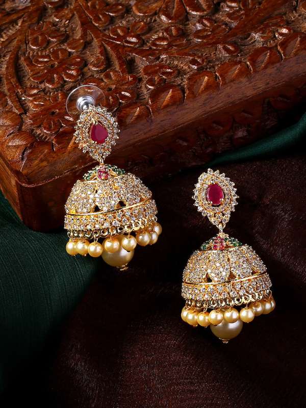 Jhumkas  Buy Jhumka Earrings Online at Best Prices  Myntra