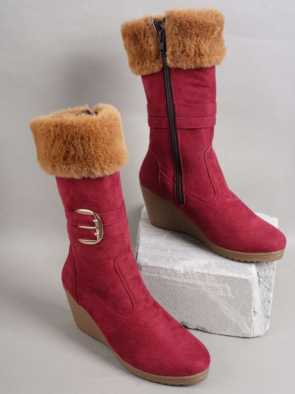 Maroon sorel boots store