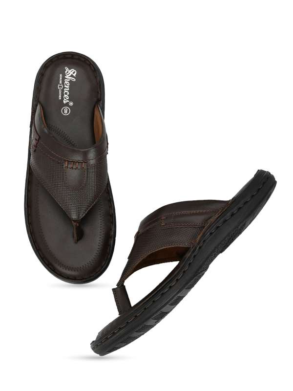 Mens casual sale sandals leather