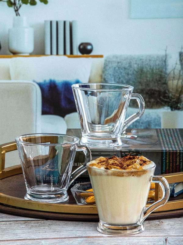 Transparent coffee cheap mugs online