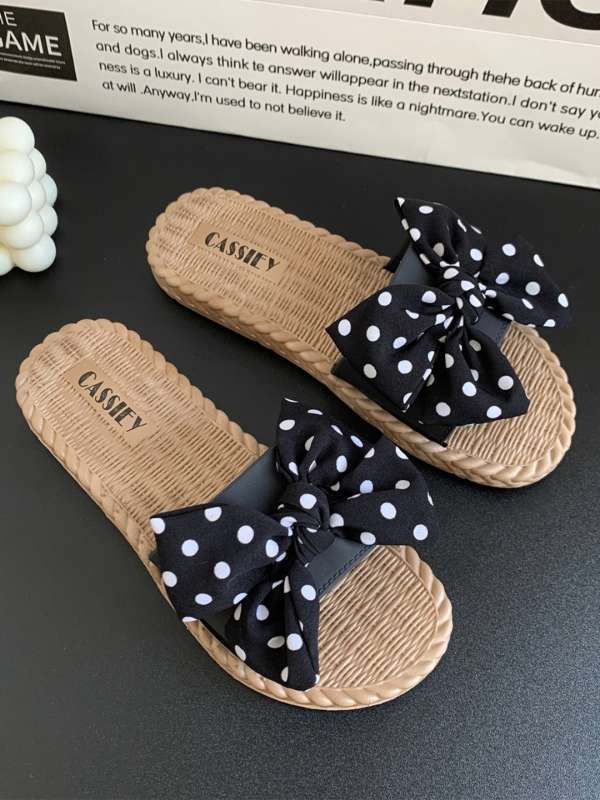 Womens black online sliders size 5