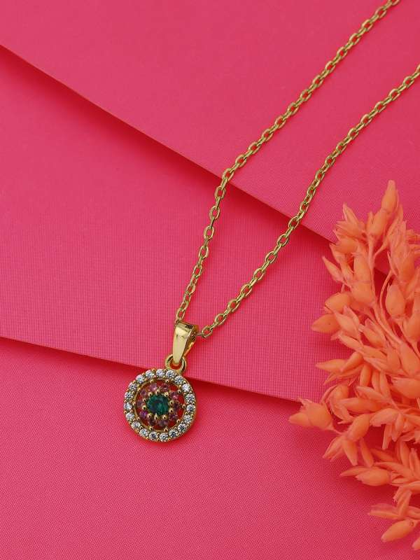 Gold plated clearance chain with locket