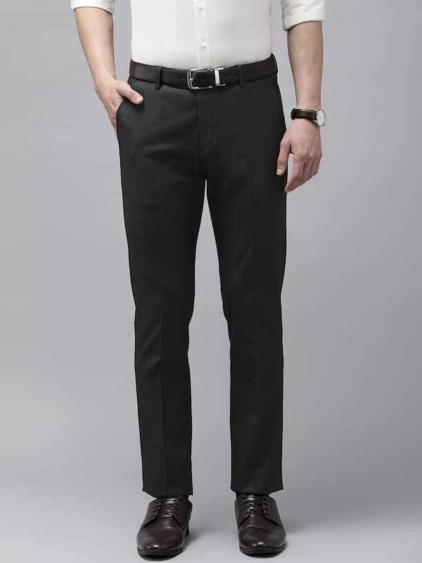 Black n Bianco Boys' Flat Front Slim Fit Trouser Pants in Blue-atpcosmetics.com.vn