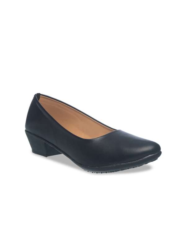 Black block heels online india discount