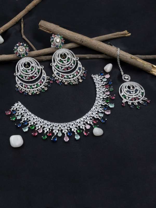 Cz jewellery sets clearance online