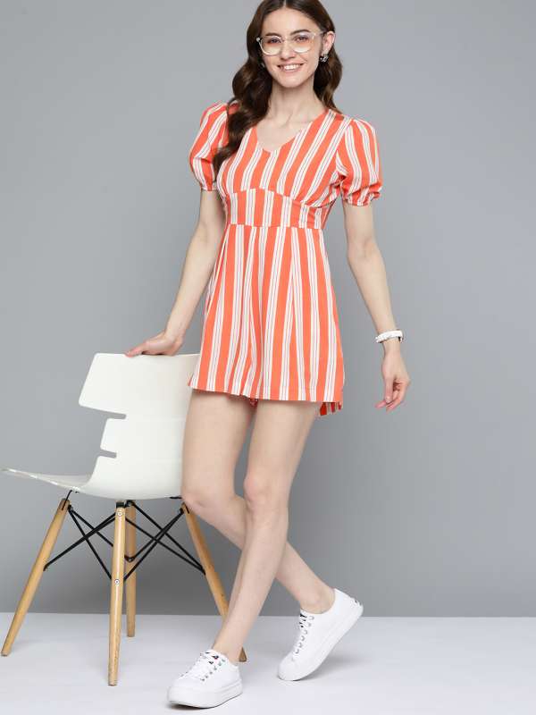 Oasis online coral jumpsuit