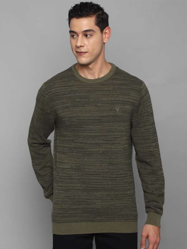 Allen solly best sale sweaters for mens