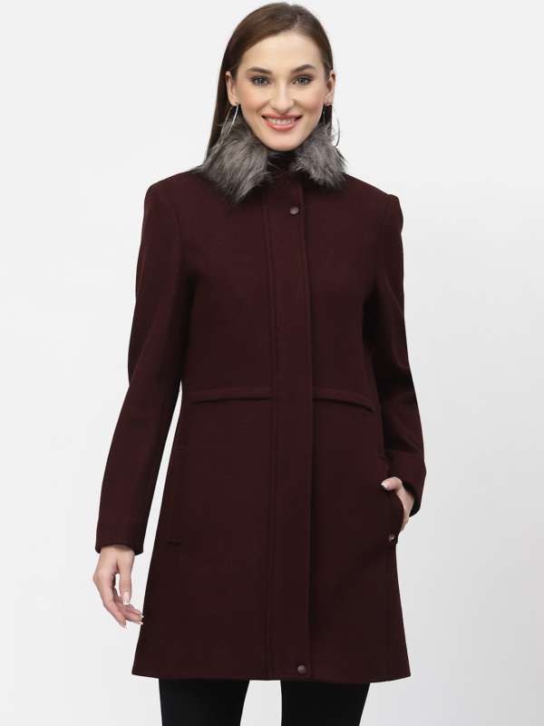 Maroon hotsell winter coat