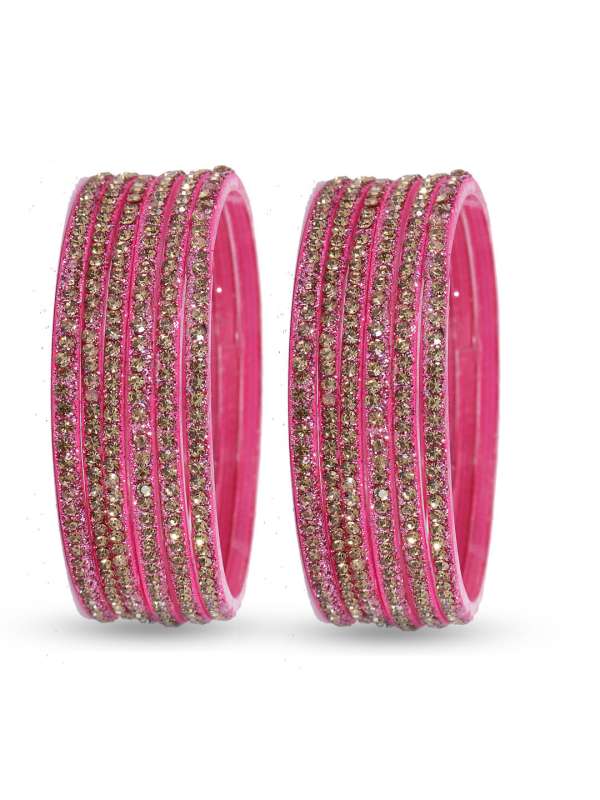Pink Bangle Buy Trendy Pink Bangle Online in India Myntra
