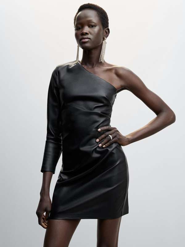 Leather best sale dresses online