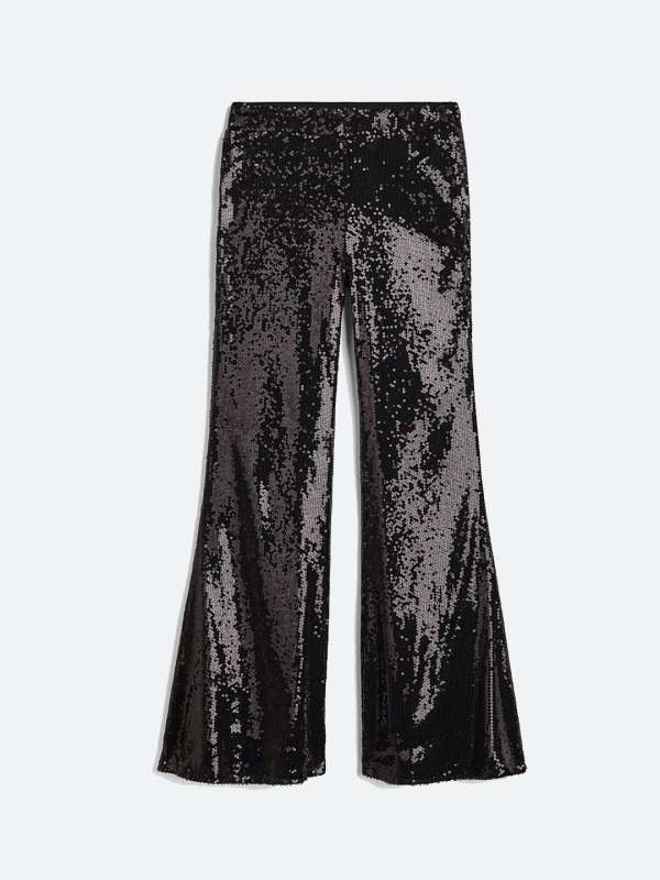 Buy Long Tall Sequin Bell Bottom Pants Online in India  Etsy