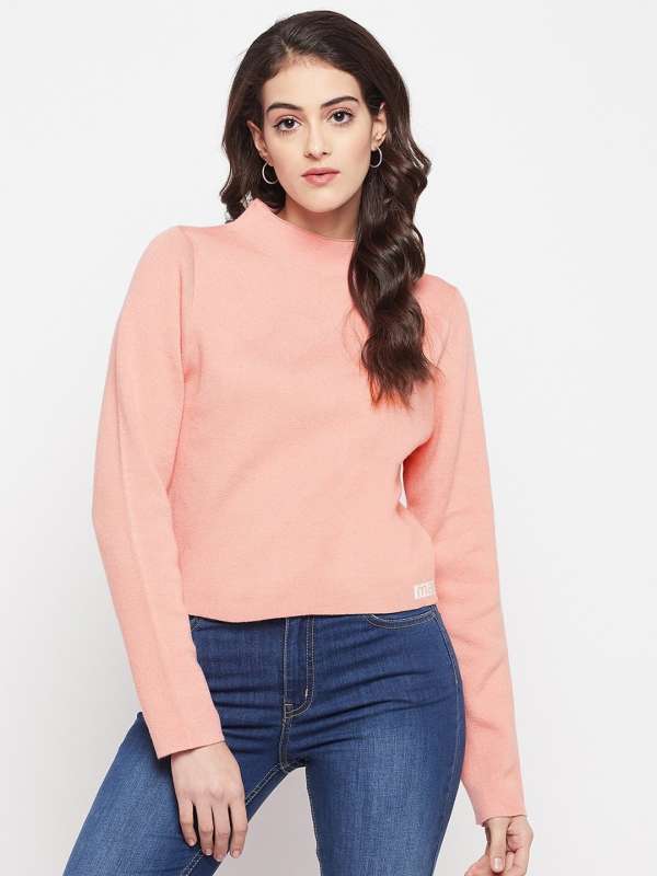 Peach Sweaters Buy Peach Sweaters online in India