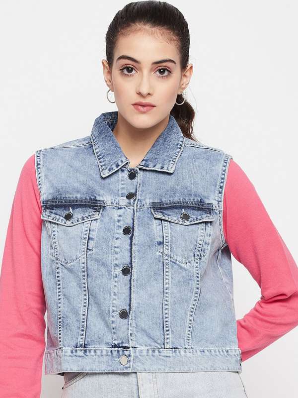 Sleeveless Jeans Jacket Buy Sleeveless Jeans Jacket online in India