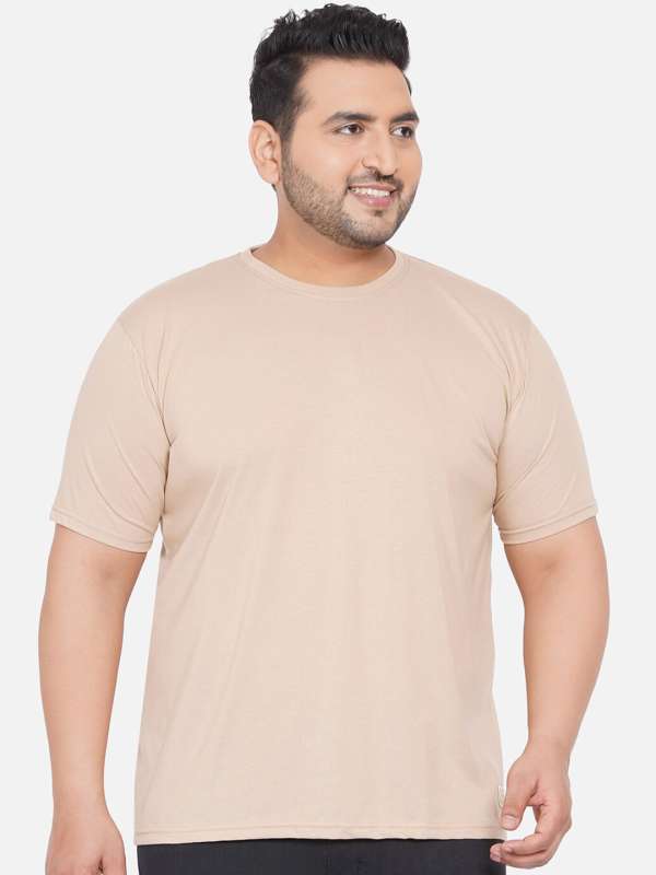 Tan color t shirt store