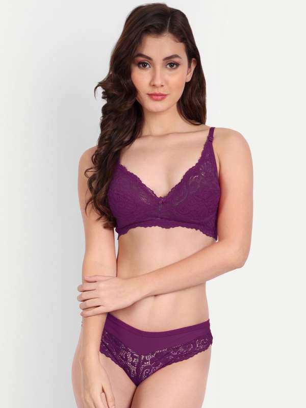 Buy Purple Lingerie Sets for Women by DealSeven Fashion Online