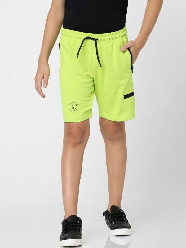 Fluorescent Green Shorts Buy Fluorescent Green Shorts online in