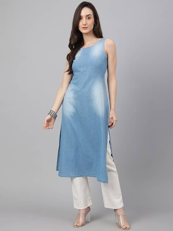 This type of kurta can be styled with jeans, it will look stylish and classy-suu.vn
