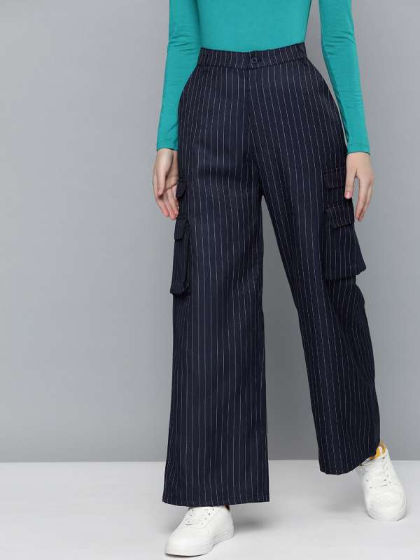 Striped shop parallel pants