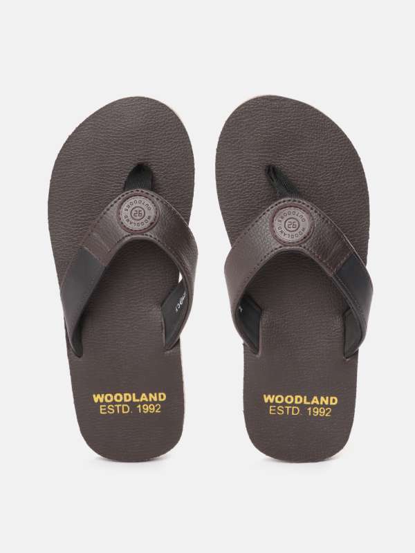 Woodland flip flops new arrivals myntra