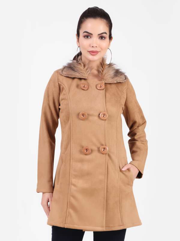 Buy Retro Pink Wool Coat Women, Winter Coat, Fit and Flare Coat, Double  Breasted Wool Swing Coat, Long Wool Coat, Princess Dress Coat 3240 Online  in India 