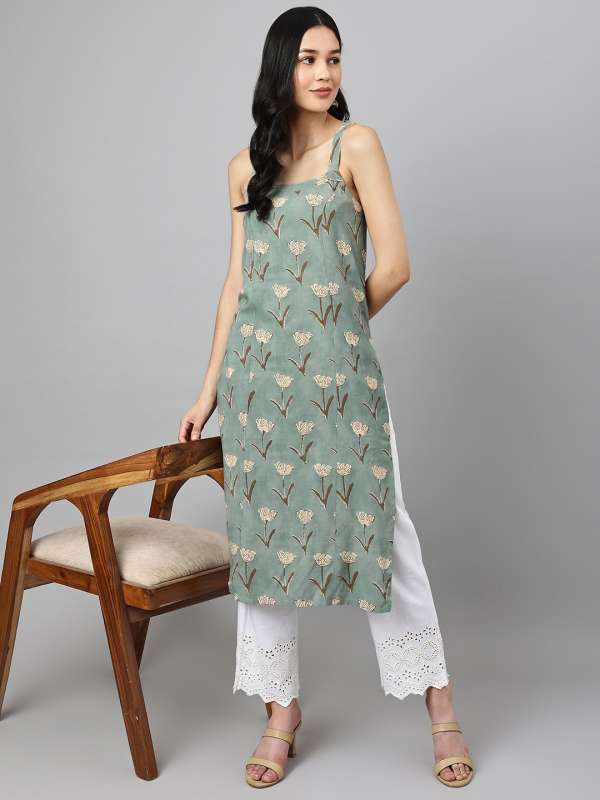 Strap Kurtis Kurtas Buy Strap Kurtis Kurtas online in India