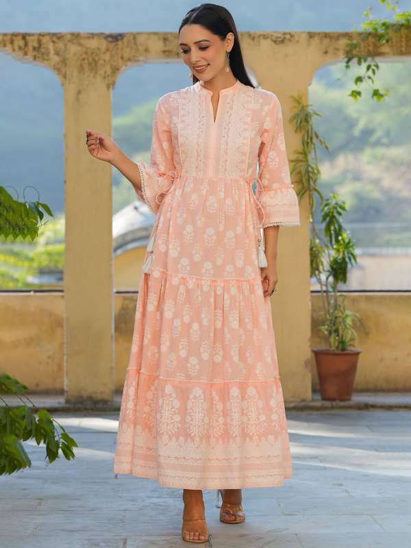 Myntra long sale cotton frock