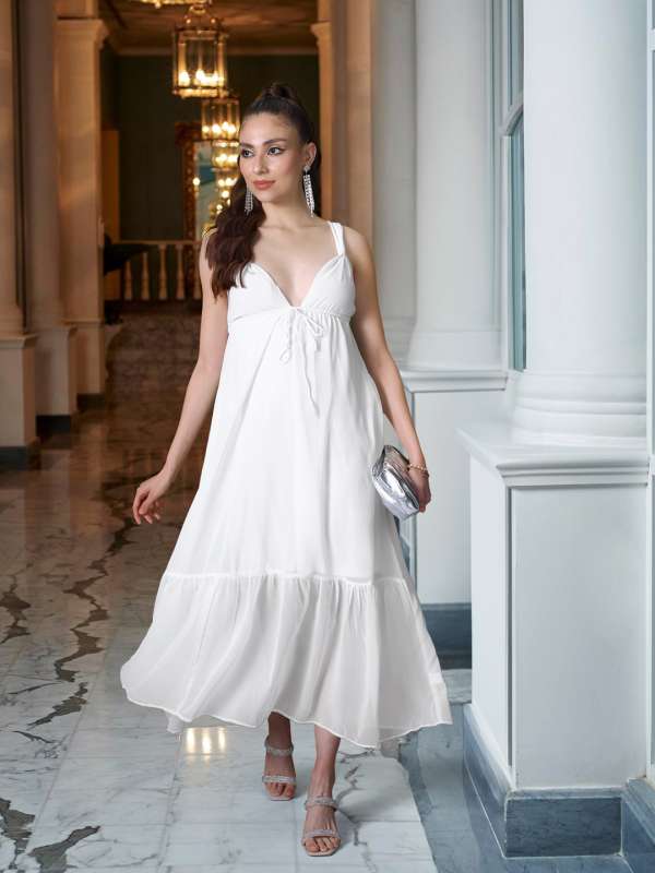 Sleeveless Dress - Buy Sleeveless Dress Online in India