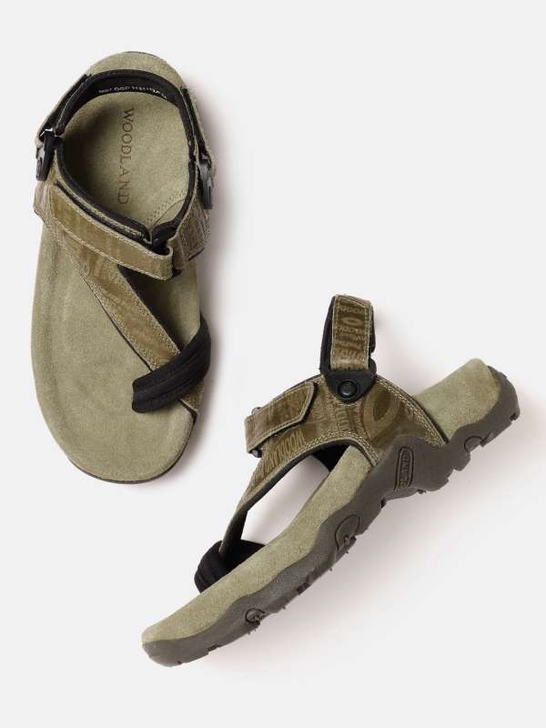 Woodland khaki floater sandals store