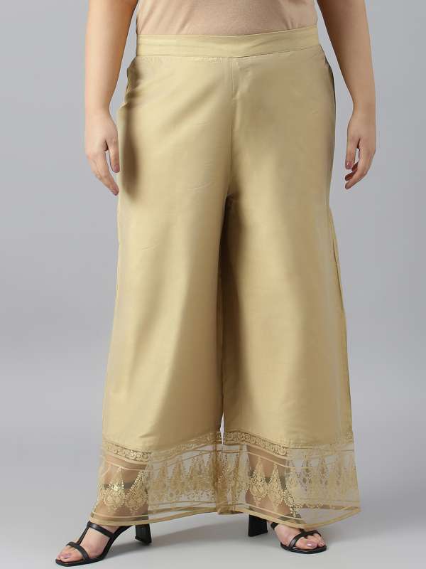 Gold Women Trousers W Buy Gold Women Trousers W online in India