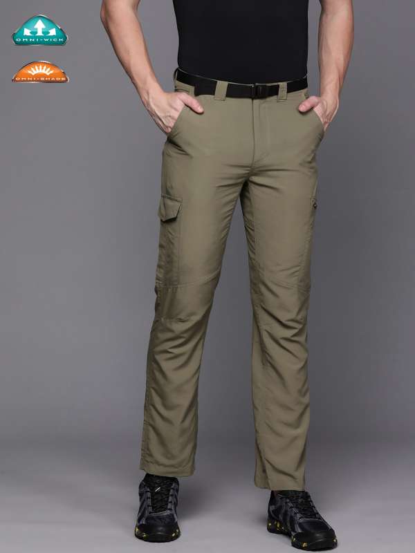 Buy Olive Track Pants for Men by DNMX Online | Ajio.com